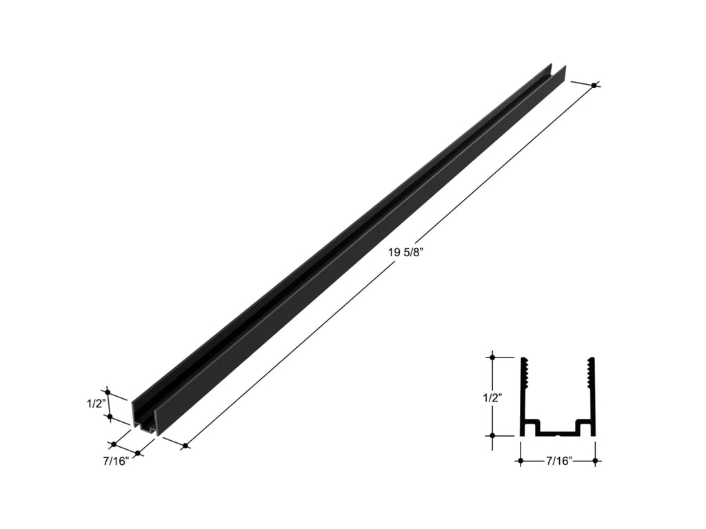 Kit de tira de luz LED para paneles ranurados exteriores